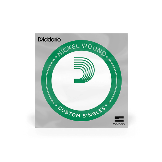 D'Addario XL Nickel Wound Electric Guitar Single Strings – All Gauges Available (.017–.080) - Ev - Entz Music