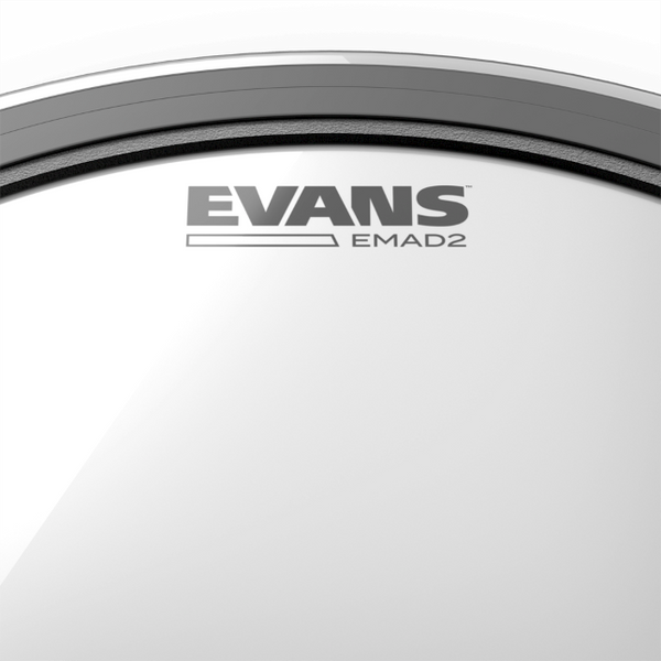 Evans EMAD2 Clear Bass Batter Drumhead - Defined Attack and Focused Sound