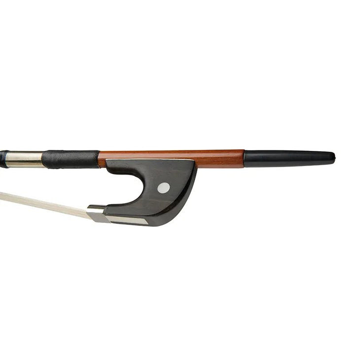 Double Bass Bow – Brazilian Wood, German Pattern, Ebony Frog, Made in Romania - Ev - Entz Music