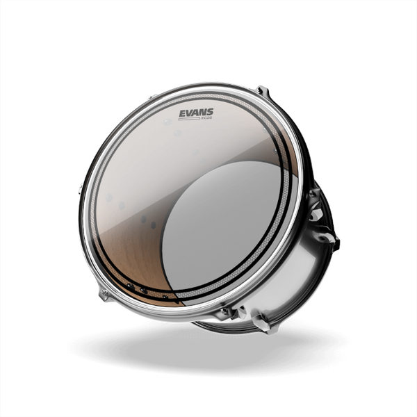 Evans EC2S Clear Tom Batter Drumhead – Focused Tone and Durability