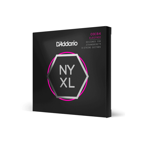 D’Addario NYXL 09–84 for Strandberg 8-String – Custom Light (NYXL0984SB)