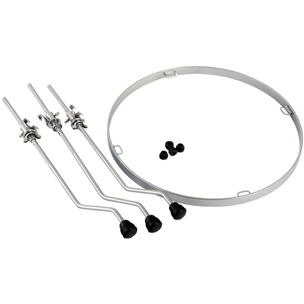 Worldmax 14″ 8-Lug DSS Floor Tom Suspension Mount – Chrome with Legs Included (SKU: DSS-1414C)