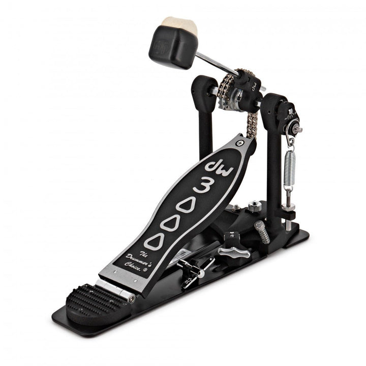 DW 3000 Series Single Kick Drum Pedal - Adjustable, Durable with 2 - Way Beater - Ev - Entz Music