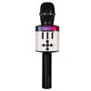 Easy Karaoke Bluetooth® Wireless Microphone – Black with Built - In Speaker & LED Party Lights (EKM10BK) - Ev - Entz Music