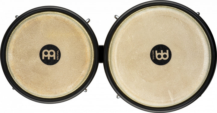 MEINL Percussion Headliner Series Wood Bongo 6 3/4" MACHO & 8" HEMBRA - Vintage Sunburst Top View