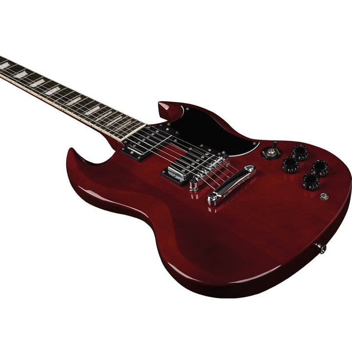 Eko DV - 10 Transparent Red Electric Guitar - SG Style with Dual Humbuckers - Ev - Entz Music