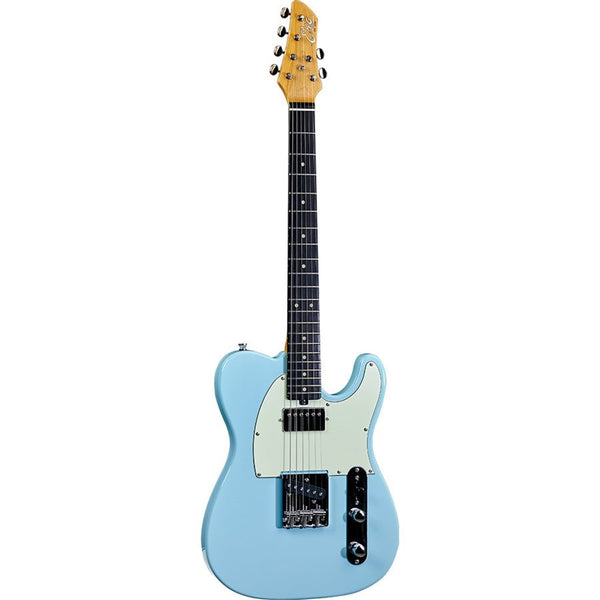 Eko Tero V - NOS Daphne Blue Electric Guitar - SH Configuration with Split Humbucker - Ev - Entz Music