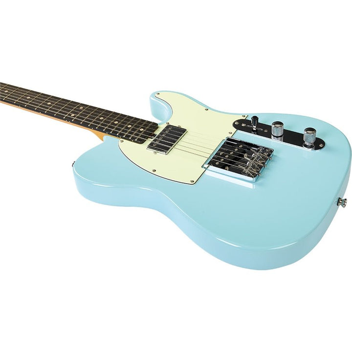 Eko Tero V - NOS Daphne Blue Electric Guitar - SH Configuration with Split Humbucker - Ev - Entz Music
