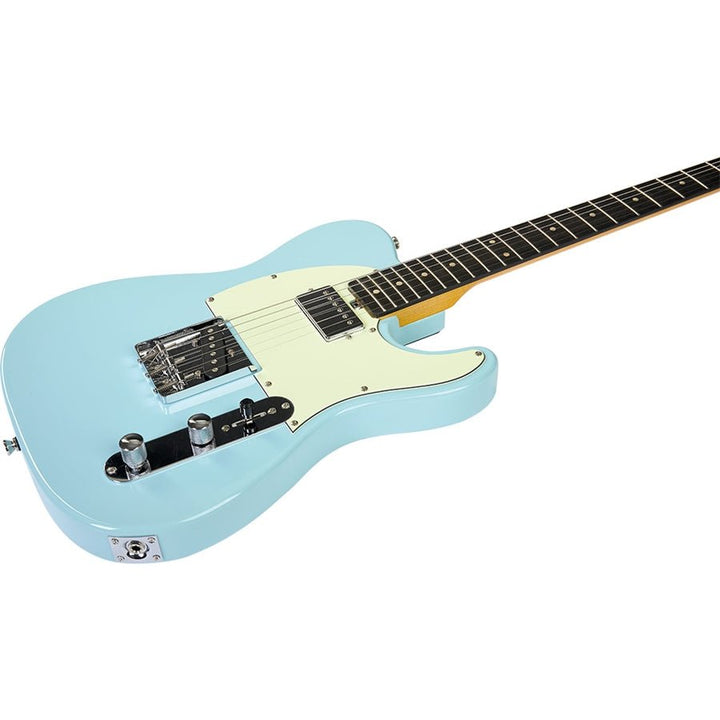 Eko Tero V - NOS Daphne Blue Electric Guitar - SH Configuration with Split Humbucker - Ev - Entz Music