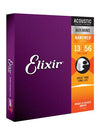 Elixir 80/20 Bronze Acoustic Guitar Strings - Medium (.013 - .056) NANOWEB (E11102) - Ev - Entz Music