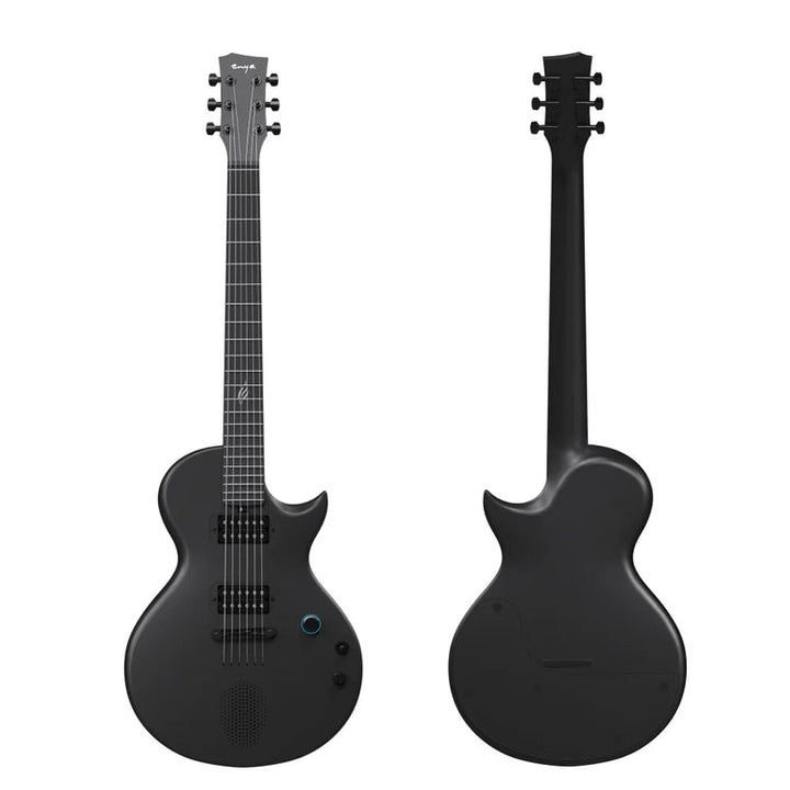 Enya Nova Go Sonic Black Electric Guitar – Smart Carbon Fibre Design with Built - in Effects (38") - Ev - Entz Music