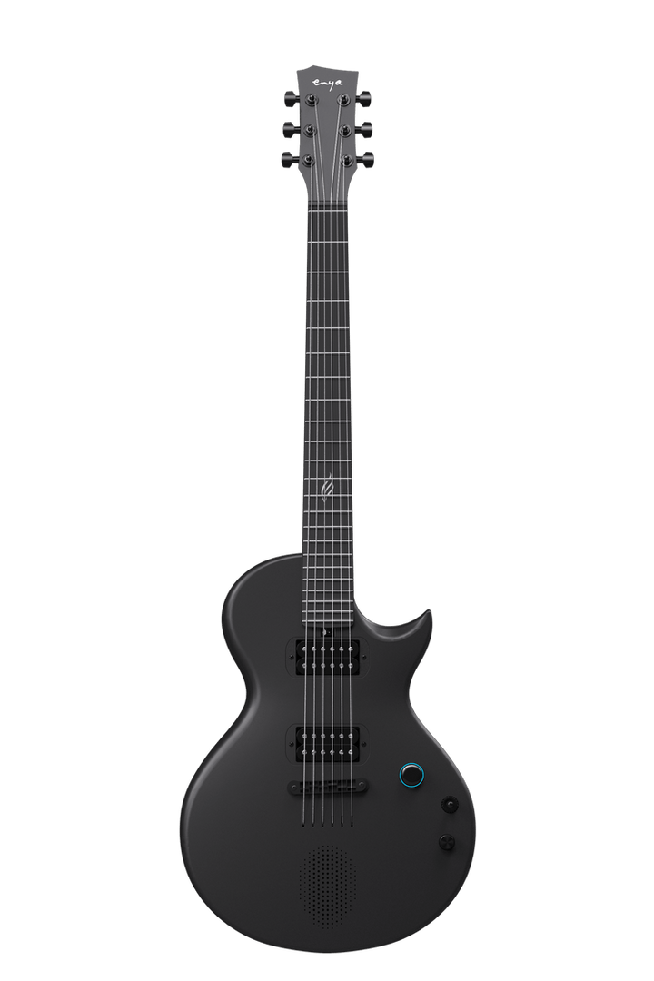 Enya Nova Go Sonic Black Electric Guitar – Smart Carbon Fibre Design with Built - in Effects (38") - Ev - Entz Music