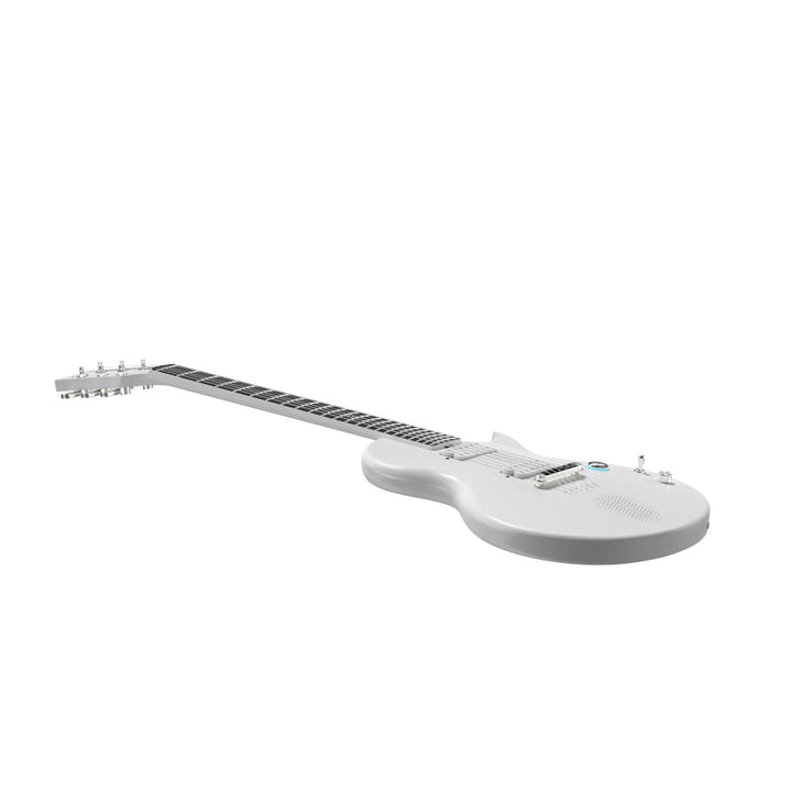 Enya Nova Go Sonic White Electric Guitar – Smart Carbon Fibre Travel Guitar with Built - in Effects (38") - Ev - Entz Music