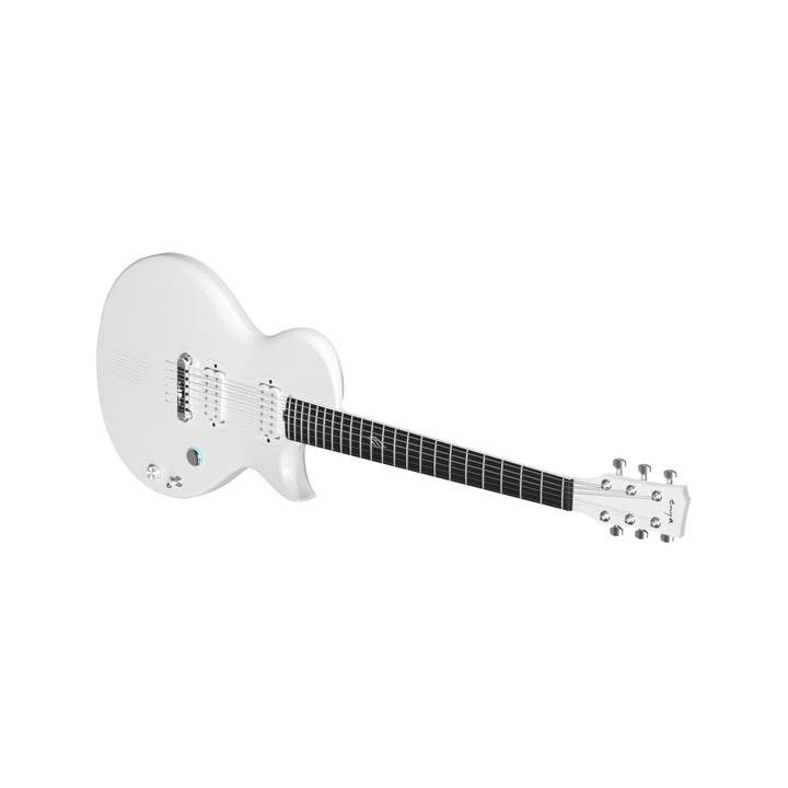 Enya Nova Go Sonic White Electric Guitar – Smart Carbon Fibre Travel Guitar with Built - in Effects (38") - Ev - Entz Music