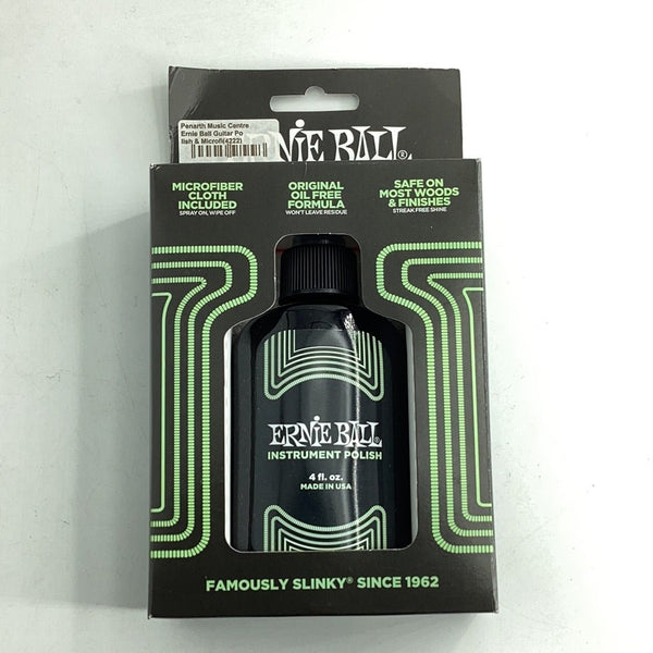 Ernie Ball Guitar Polish & Microfibre Cloth - Ev - Entz Music