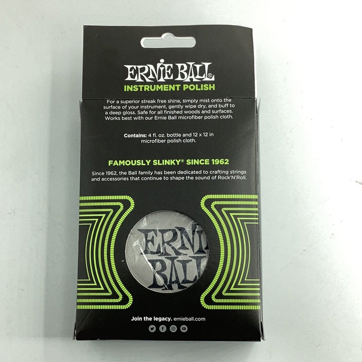 Ernie Ball Guitar Polish & Microfibre Cloth - Ev - Entz Music