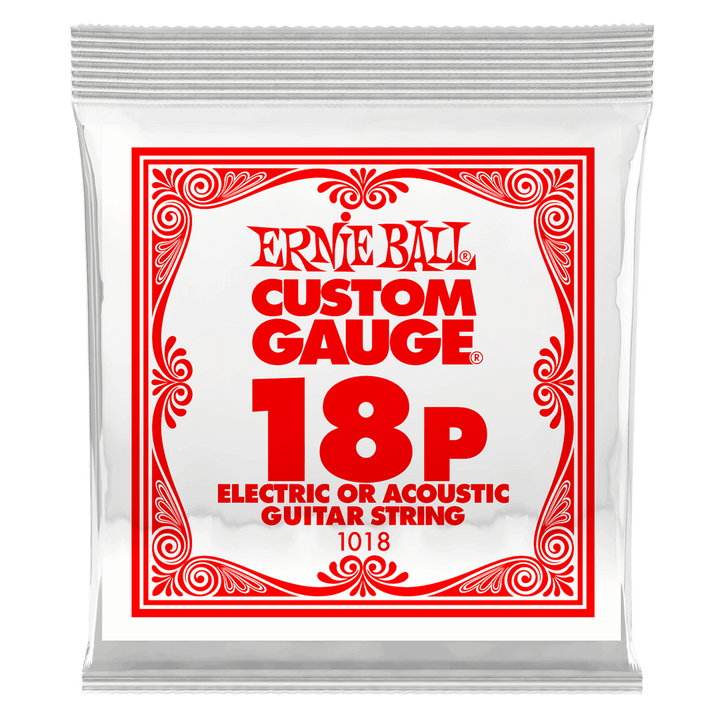 Ernie Ball Plain Ballend .018 Single String - Ev - Entz Music