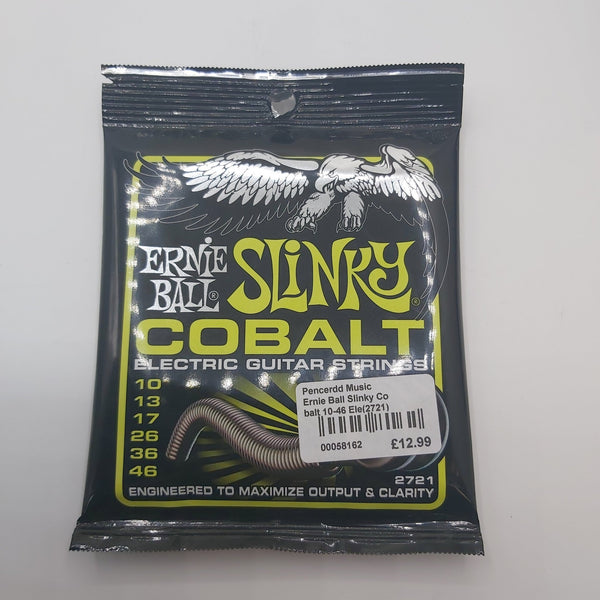 Ernie Ball Slinky Cobalt 10 - 46 Electric Guitar Set - Ev - Entz Music