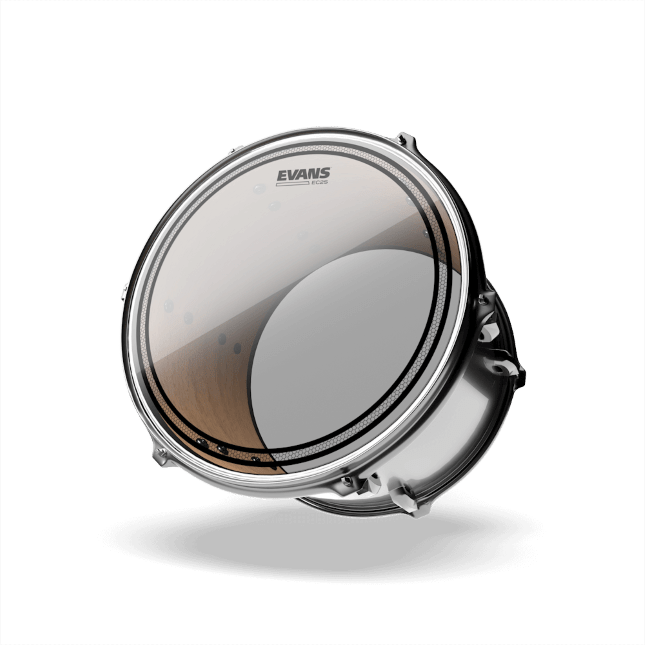 Evans EC2S Clear Tom Batter Drumhead – Focused Tone and Durability - Ev - Entz Music