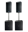 FBT MT 1000 Active Sound System - Powerful PA with Mitus 152A and VHA 118.2SA Subwoofers - Ev - Entz Music