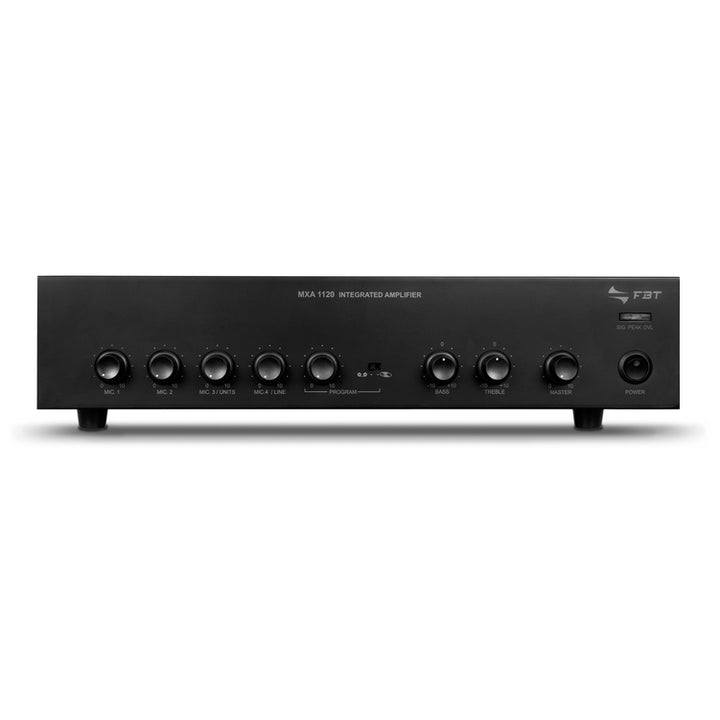 FBT MXA1120 Integrated mixing amplifier - 120Wrms - Output for selected zones - 230V/115V - product image 1
