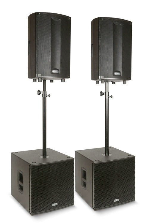FBT PM2000 Active PA System - High - Performance Portable Sound System with ProMaxX and Subline 115SA Subwoofer - Ev - Entz Music