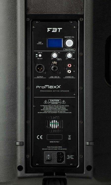 FBT PM2000 Active PA System - High - Performance Portable Sound System with ProMaxX and Subline 115SA Subwoofer - Ev - Entz Music