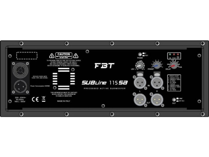 FBT ProMaxX PM 3000 Active PA System - 3200W RMS with Subwoofer Package - Ev - Entz Music