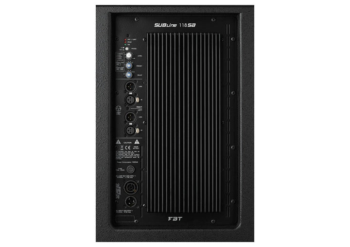 FBT VN4000 PA System - 4,200W RMS with Ventis 112A and Subline 118SA Speakers - Ev - Entz Music