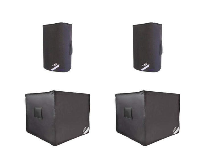 FBT X 2000 Package V2 - Active PA System with Dual Subs & Speakers - Ev - Entz Music