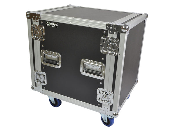 Cobra FC54 12U Full Size Flight Case with Wheels – Heavy-Duty Rack Case for Audio Gear – SKU: 98015