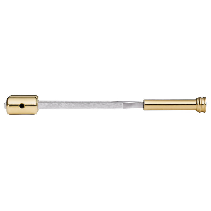 ECO BRASSÂ® handle with ergonomic design for comfortable use in grounding sound therapy