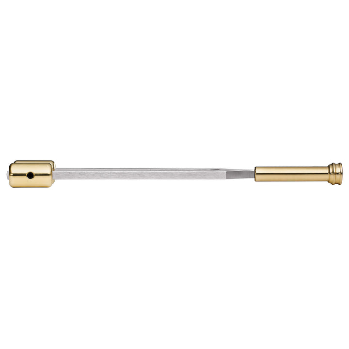 Close-up of Meinl Sonic Energy 64 Hz Tuning Fork with flat Vibration Foot