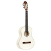 Ortega R121-3/4WH 3/4 Size Classical Guitar – White + Gig Bag – R121-3/4WH