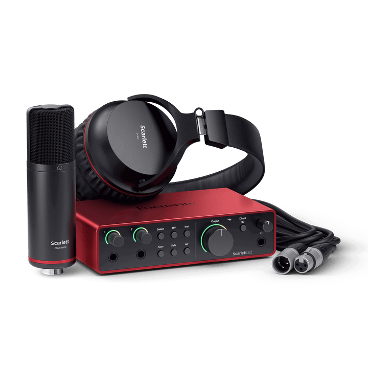 Focusrite Scarlett 2i2 Studio Pack 4th Generation - Ev - Entz Music