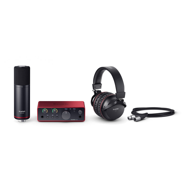 Focusrite Scarlett Solo Studio Pack 4th Generation - Ev - Entz Music