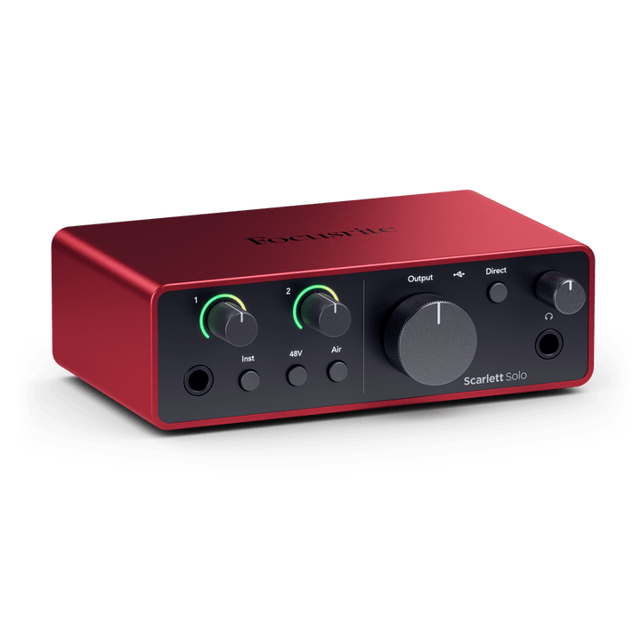 Focusrite Scarlett Solo Studio Pack 4th Generation - Ev - Entz Music