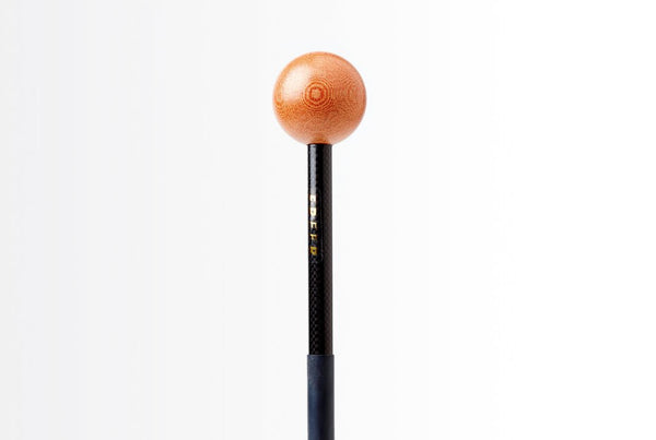 Freer Percussion CH4 Brown Linen Phenolic Head 2 1/4 inch Chime Mallet - Ev - Entz Music