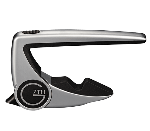 G7th Capo Performance 2 for Classical Guitar - Silver with Unique Tension Control - Ev - Entz Music