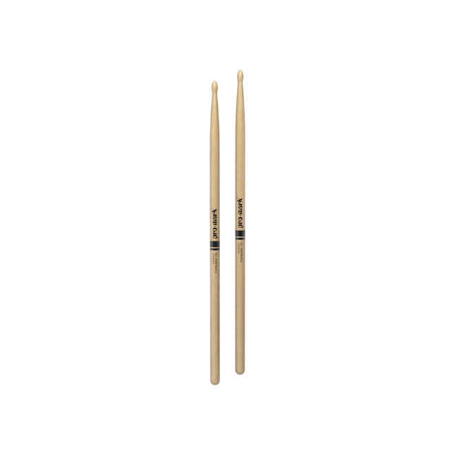 Promark Classic Forward 7A Hickory Drumstick, Oval Wood Tip