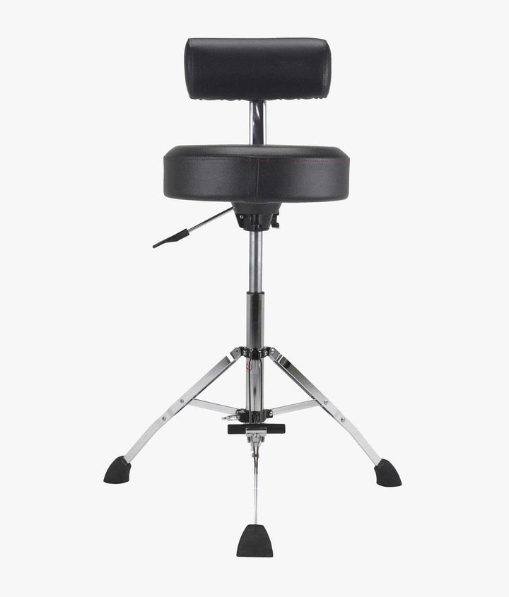 Gibraltar 9608HRTB 15" Hydraulic Round Performance Stool with Backrest - Ev - Entz Music