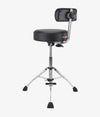 Gibraltar 9608HRTB 15" Hydraulic Round Performance Stool with Backrest - Ev - Entz Music