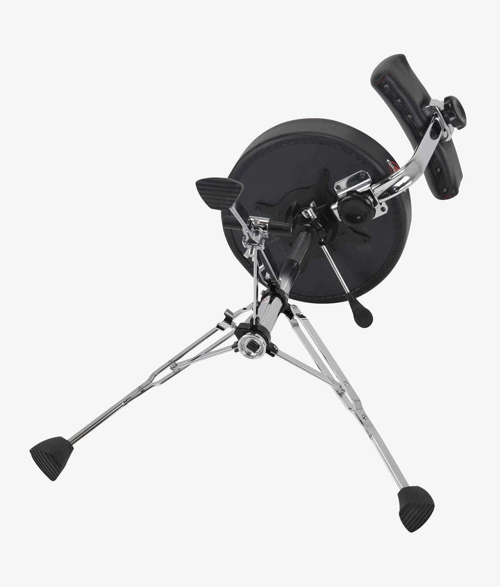 Gibraltar 9608HRTB 15" Hydraulic Round Performance Stool with Backrest - Ev - Entz Music