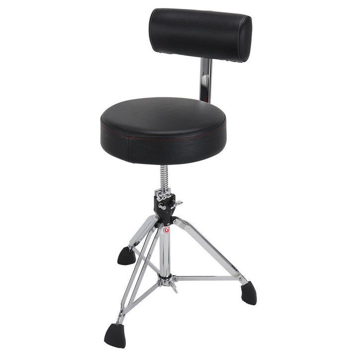 Gibraltar 9608RB 13" Round Drum Throne with Backrest - Ev - Entz Music