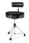 Gibraltar 9808OS - AB 9000 Series 18" Cordura Drum Throne with Backrest - Ev - Entz Music
