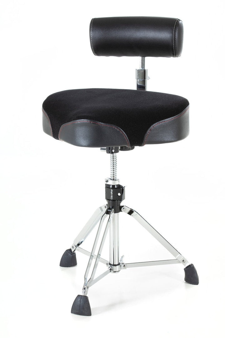 Gibraltar 9808OS - AB 9000 Series 18" Cordura Drum Throne with Backrest - Ev - Entz Music