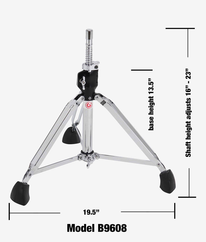 Gibraltar B9608S 9000 Series Double Braced Short Drum Throne Base - Ev - Entz Music