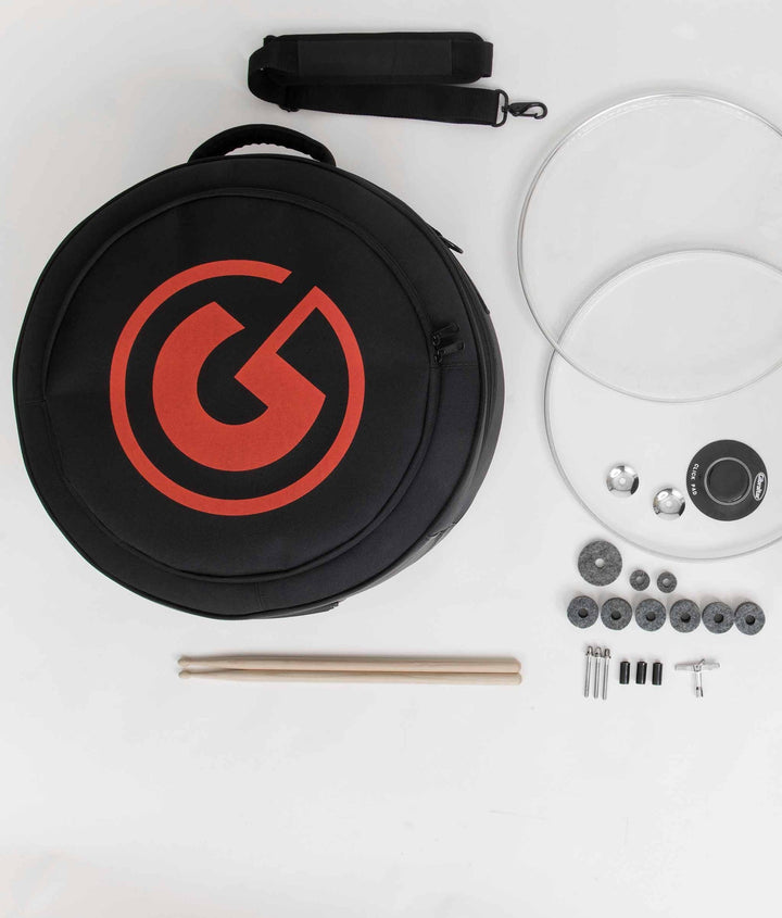 Gibraltar GPSBCZ 14" Deluxe Snare Drum Bag, Cross - Cut Zipper - Ev - Entz Music