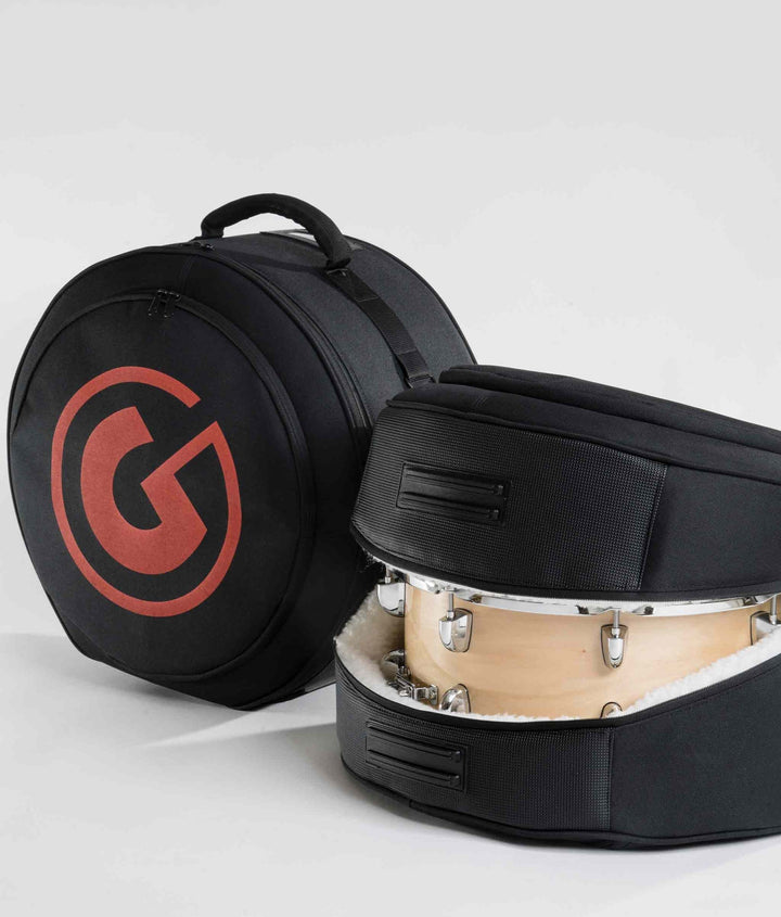 Gibraltar GPSBCZ 14" Deluxe Snare Drum Bag, Cross - Cut Zipper - Ev - Entz Music
