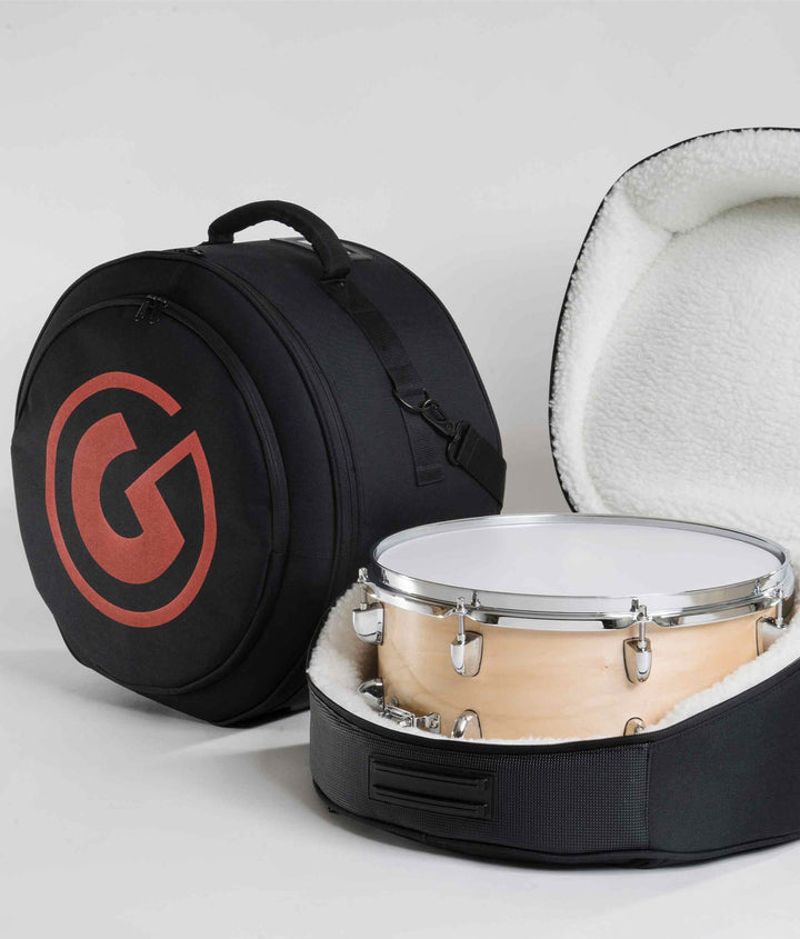Gibraltar GPSBCZ 14" Deluxe Snare Drum Bag, Cross - Cut Zipper - Ev - Entz Music
